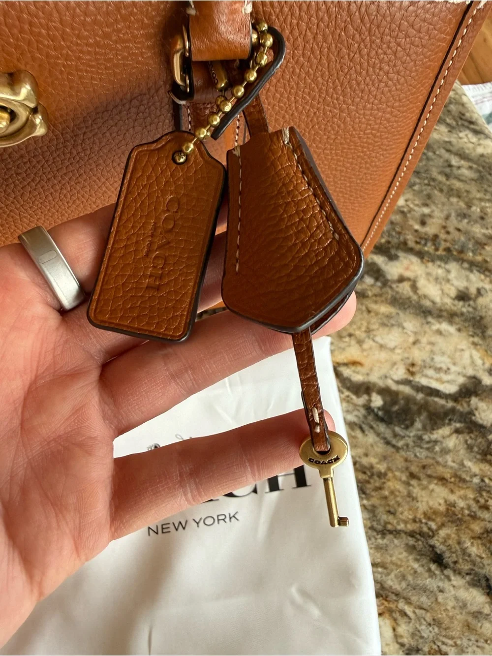 Coach Brooke Carryall 28 Burnished Amber